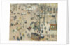 La Place du Théâtre Français by Camille Pissarro