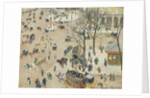 La Place du Théâtre Français by Camille Pissarro
