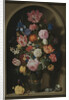 Bouquet of Flowers in a Stone Niche, 1618 by Ambrosius the Elder Bosschaert