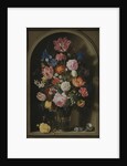 Bouquet of Flowers in a Stone Niche, 1618 by Ambrosius the Elder Bosschaert