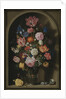 Bouquet of Flowers in a Stone Niche, 1618 by Ambrosius the Elder Bosschaert