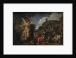 The Angel Raphael Takes Leave of Old Tobit and his Son Tobias, 1618 by Pieter Lastman