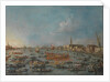 The Bucintoro Festival of Venice. The Bacino di S. Marco with the 'Bucintoro', the Doge's State Barge, on Ascension Day, 1780-93 by Francesco Guardi