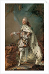 Frederik V in his Anointing Robes, c. 1750 by Carl Gustaf Pilo