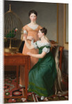 Bella and Hanna. The Eldest Daughters of M.L. Nathanson, 1820 by Christoffer-Wilhelm Eckersberg