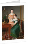 Bella and Hanna. The Eldest Daughters of M.L. Nathanson, 1820 by Christoffer-Wilhelm Eckersberg