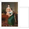 Bella and Hanna. The Eldest Daughters of M.L. Nathanson, 1820 by Christoffer-Wilhelm Eckersberg
