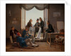 A Group of Danish Artists in Rome, 1837 by Constantin Hansen