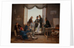 A Group of Danish Artists in Rome, 1837 by Constantin Hansen