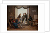 A Group of Danish Artists in Rome, 1837 by Constantin Hansen