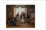 A Group of Danish Artists in Rome, 1837 by Constantin Hansen