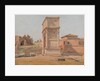 The Arch of Titus in Rome, 1839 by Carl-Christian-Constantin Hansen