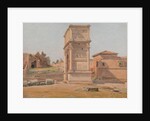 The Arch of Titus in Rome, 1839 by Carl-Christian-Constantin Hansen