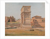 The Arch of Titus in Rome, 1839 by Carl-Christian-Constantin Hansen