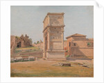The Arch of Titus in Rome, 1839 by Carl-Christian-Constantin Hansen