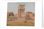 The Arch of Titus in Rome, 1839 by Carl-Christian-Constantin Hansen