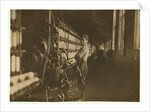 John Dempsey, 11 or 12 years old, Saturday worker in the mule-spinning room at Jackson Mill, Fiskeville, Rhode Island, 1909 by Lewis Wickes Hine