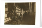 John Dempsey, 11 or 12 years old, Saturday worker in the mule-spinning room at Jackson Mill, Fiskeville, Rhode Island, 1909 by Lewis Wickes Hine