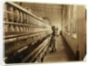 Sadie Pfeifer, only 4 feet tall, has worked for 6 months at Lancaster Cotton Mills, South Carolina, 1908 by Lewis Wickes Hine
