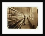 Sadie Pfeifer, only 4 feet tall, has worked for 6 months at Lancaster Cotton Mills, South Carolina, 1908 by Lewis Wickes Hine