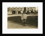 7 year old newsboy Ferris in Mobile, Alabama, 1914 by Lewis Wickes Hine