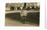 7 year old newsboy Ferris in Mobile, Alabama, 1914 by Lewis Wickes Hine