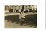 7 year old newsboy Ferris in Mobile, Alabama, 1914 by Lewis Wickes Hine