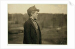 Dave, a young 'pusher', moving trams and coal, at Bessie Mine, Alabama, 1910 by Lewis Wickes Hine