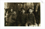 Breaker boys at Hughestown Borough Coal Co. Pittston, Pennsylvania, 1911 by Lewis Wickes Hine