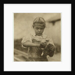 Rosie, aged 7, illiterate, working for a second year as an oyster shucker at Varn & Platt Canning Company, Bluffton, South Carolina, 1913 by Lewis Wickes Hine