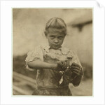 Rosie, aged 7, illiterate, working for a second year as an oyster shucker at Varn & Platt Canning Company, Bluffton, South Carolina, 1913 by Lewis Wickes Hine