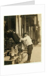 Michael Mero, 2 West 4th St. Bootblack, 12 years of age, working one year of own volition by Lewis Wickes Hine
