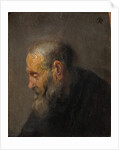 Study of an Old Man in Profile, c. 1630 by Rembrandt Harmensz. van Rijn