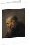 Study of an Old Man in Profile, c. 1630 by Rembrandt Harmensz. van Rijn