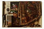 Trompe l'oeil. A Cabinet in the Artist's Studio, 1670-71 by Cornelis Norbertus Gijsbrechts