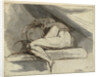 Woman Sitting, Curled up, after 1778 by Henry Fuseli