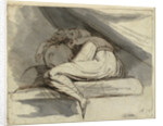 Woman Sitting, Curled up, after 1778 by Henry Fuseli
