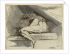 Woman Sitting, Curled up, after 1778 by Henry Fuseli