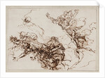 Studies for the Death of Empedocles, after 1666 by Salvator Rosa