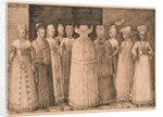 Ten Women of Stralsund, 1571/73 by Melchior Lorck