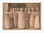 Ten Women of Stralsund, 1571/73 by Melchior Lorck