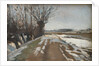 Winter Landscape. Utterslev near Copenhagen, 1887 by Albert Gottschalk