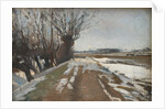 Winter Landscape. Utterslev near Copenhagen, 1887 by Albert Gottschalk