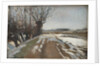 Winter Landscape. Utterslev near Copenhagen, 1887 by Albert Gottschalk