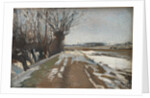 Winter Landscape. Utterslev near Copenhagen, 1887 by Albert Gottschalk