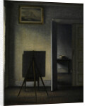 The Artist's Easel, 1910 by Vilhelm Hammershoi