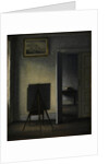 The Artist's Easel, 1910 by Vilhelm Hammershoi