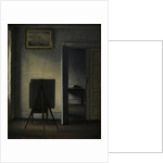The Artist's Easel, 1910 by Vilhelm Hammershoi
