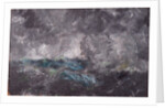 Storm in the Skerries. 'The Flying Dutchman', 1892 by August Johan Strindberg