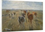 Long Shadows. Cattle on the Island of Saltholm, c. 1890 by Theodor Esbern Philipsen